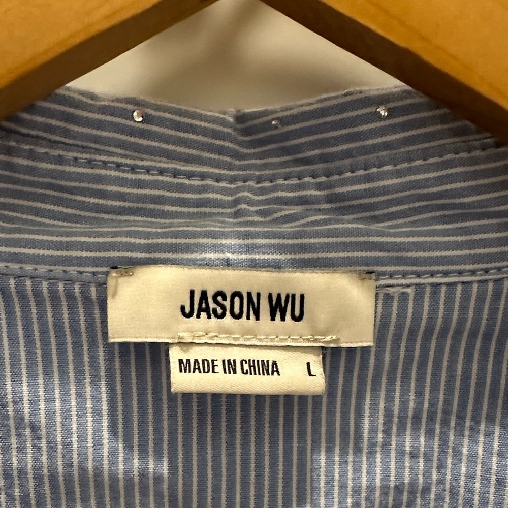 Jason Wu Rhinestone Button-up Top - Picture 2 of 4